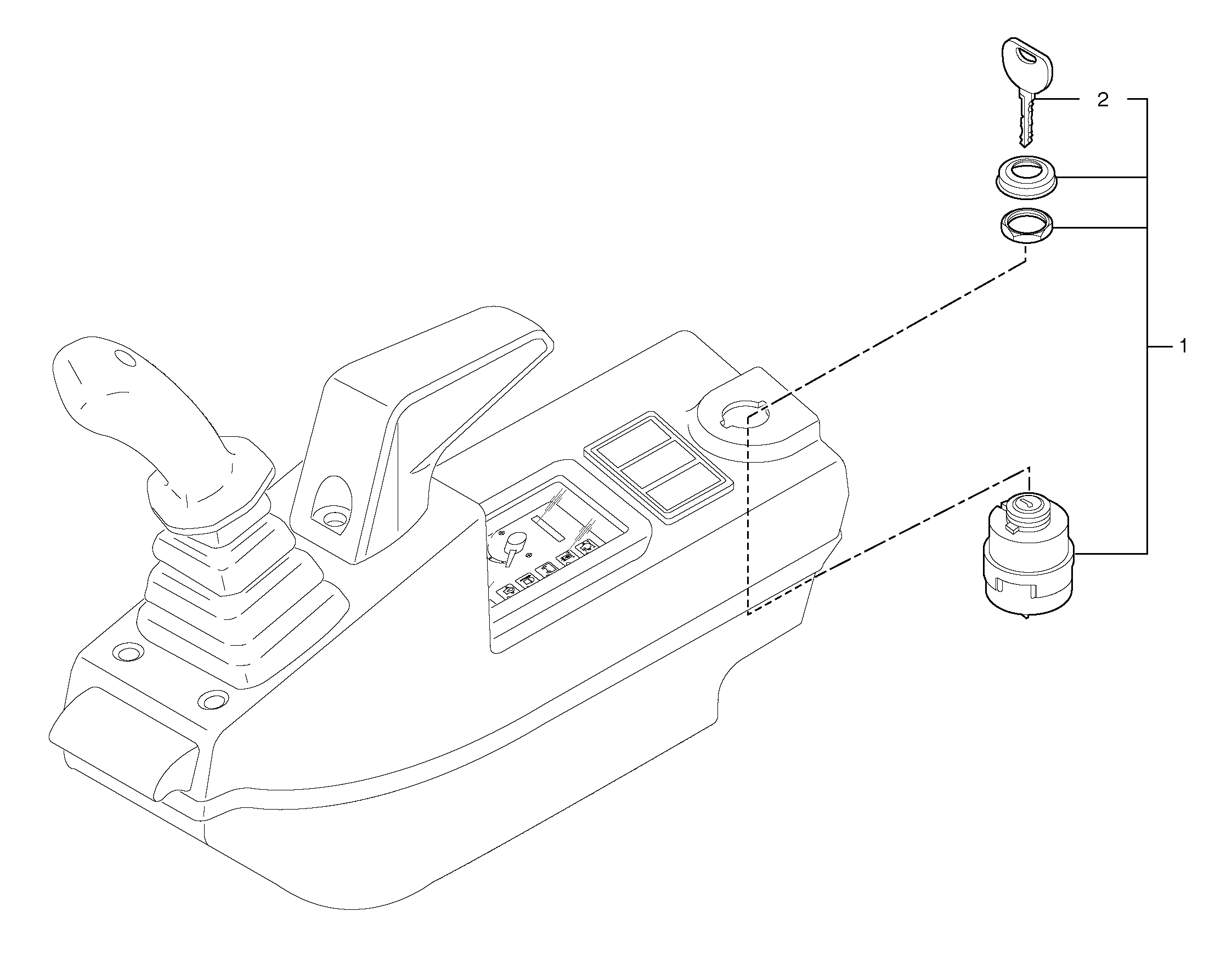 Starting and preheating switch — volvo parts diagram