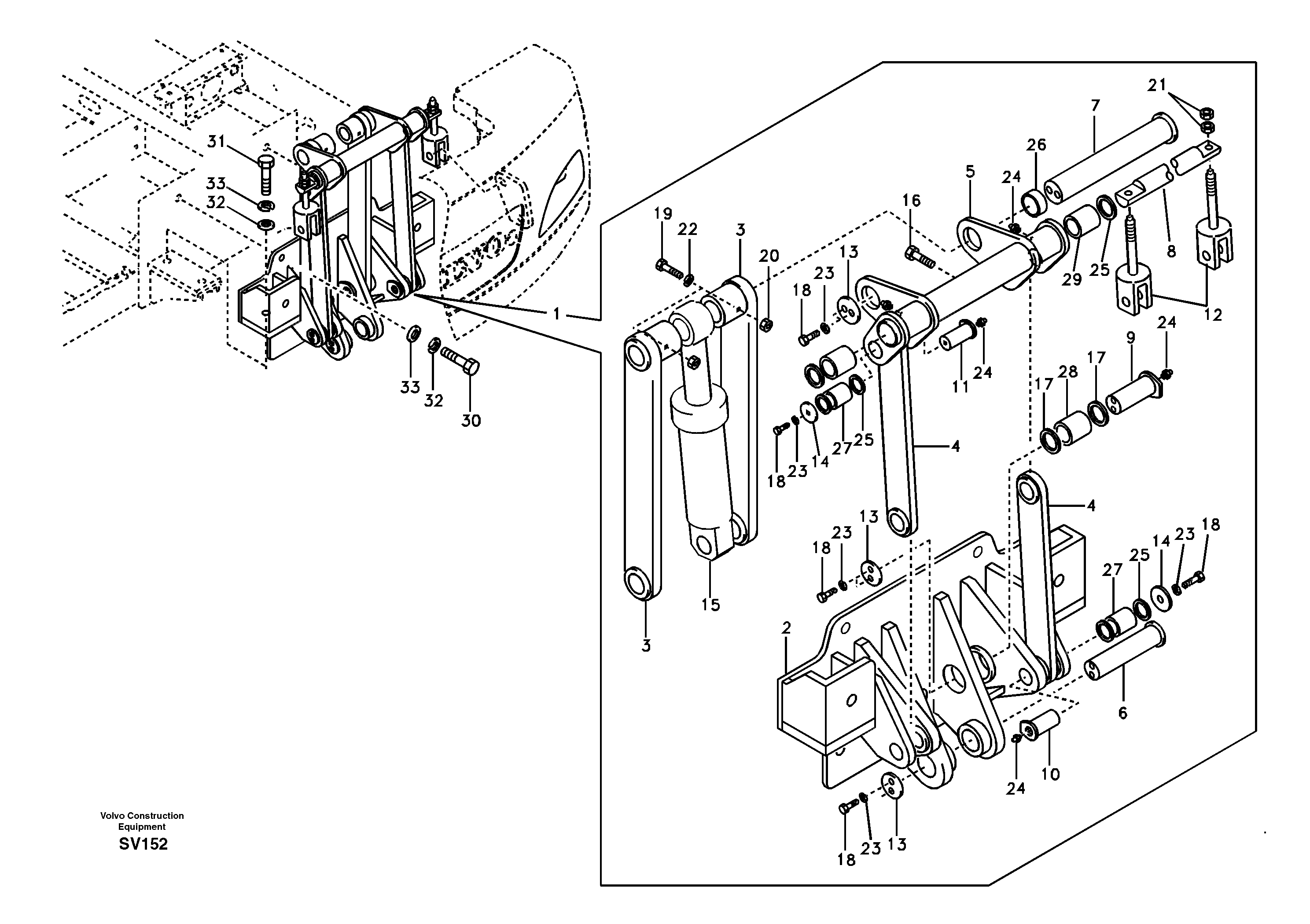Removal Counterweight, Assembly — volvo parts diagram