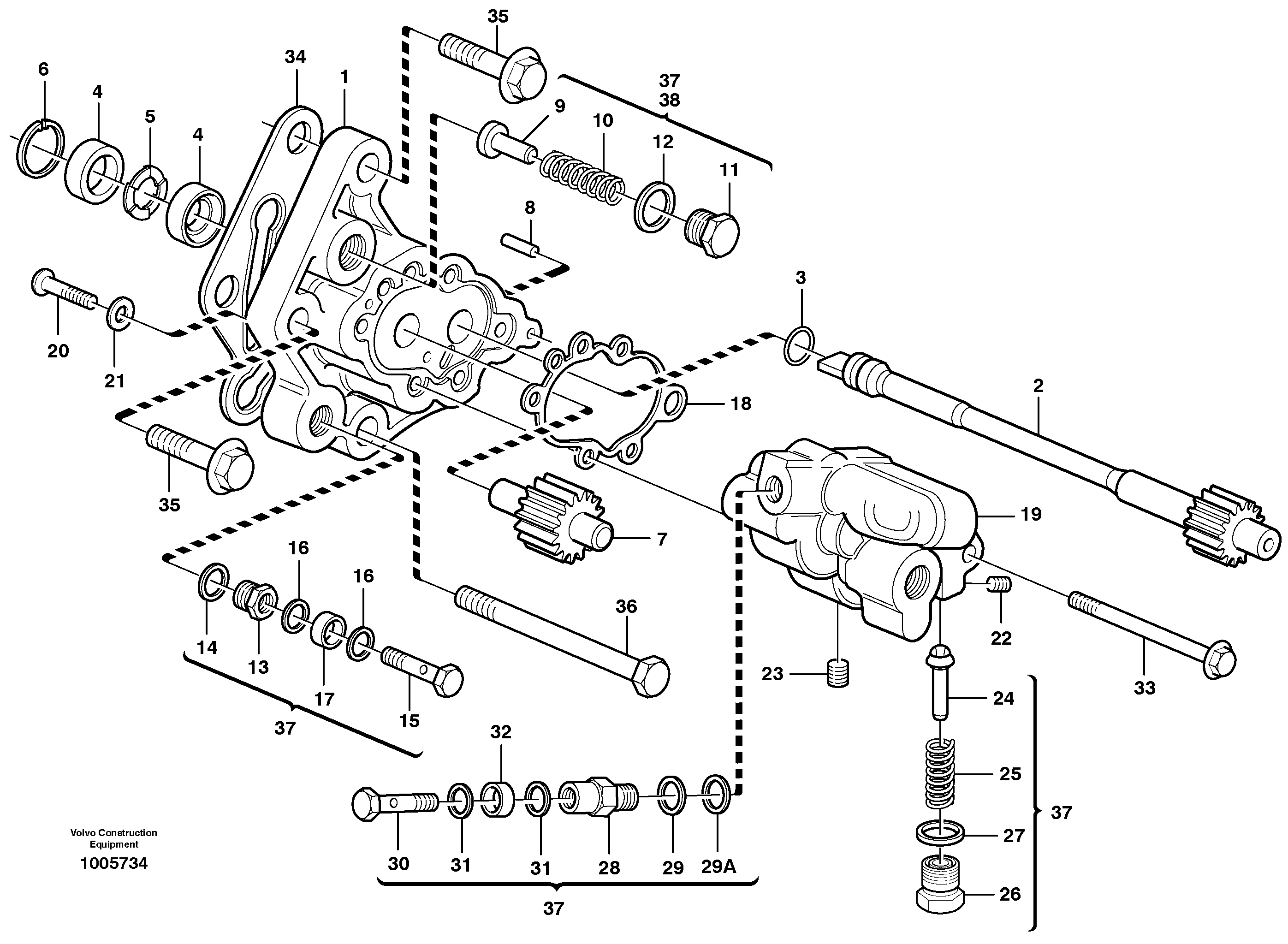 Fuel pump — volvo parts diagram