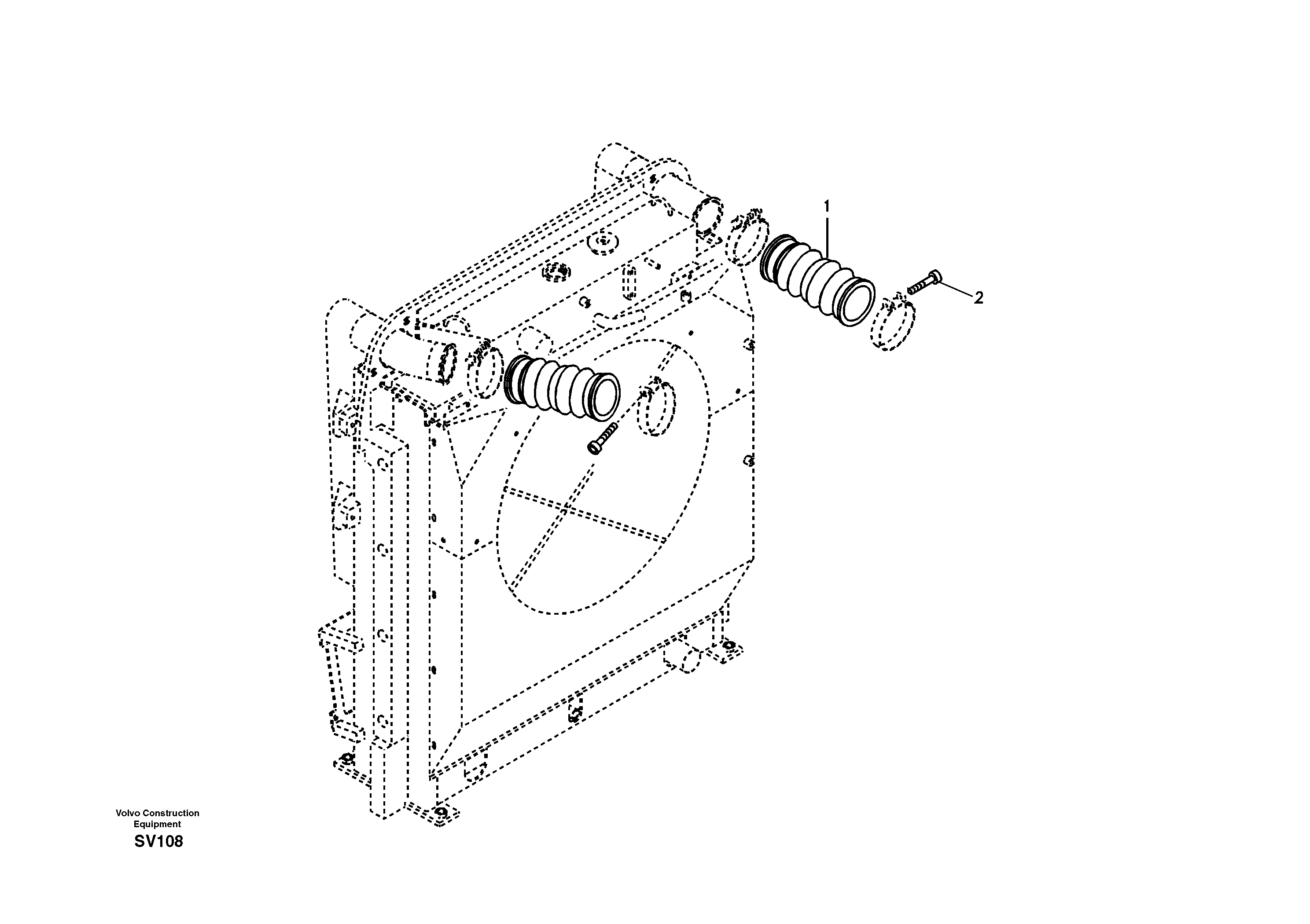 Charge air cooler, plumbing — volvo parts diagram
