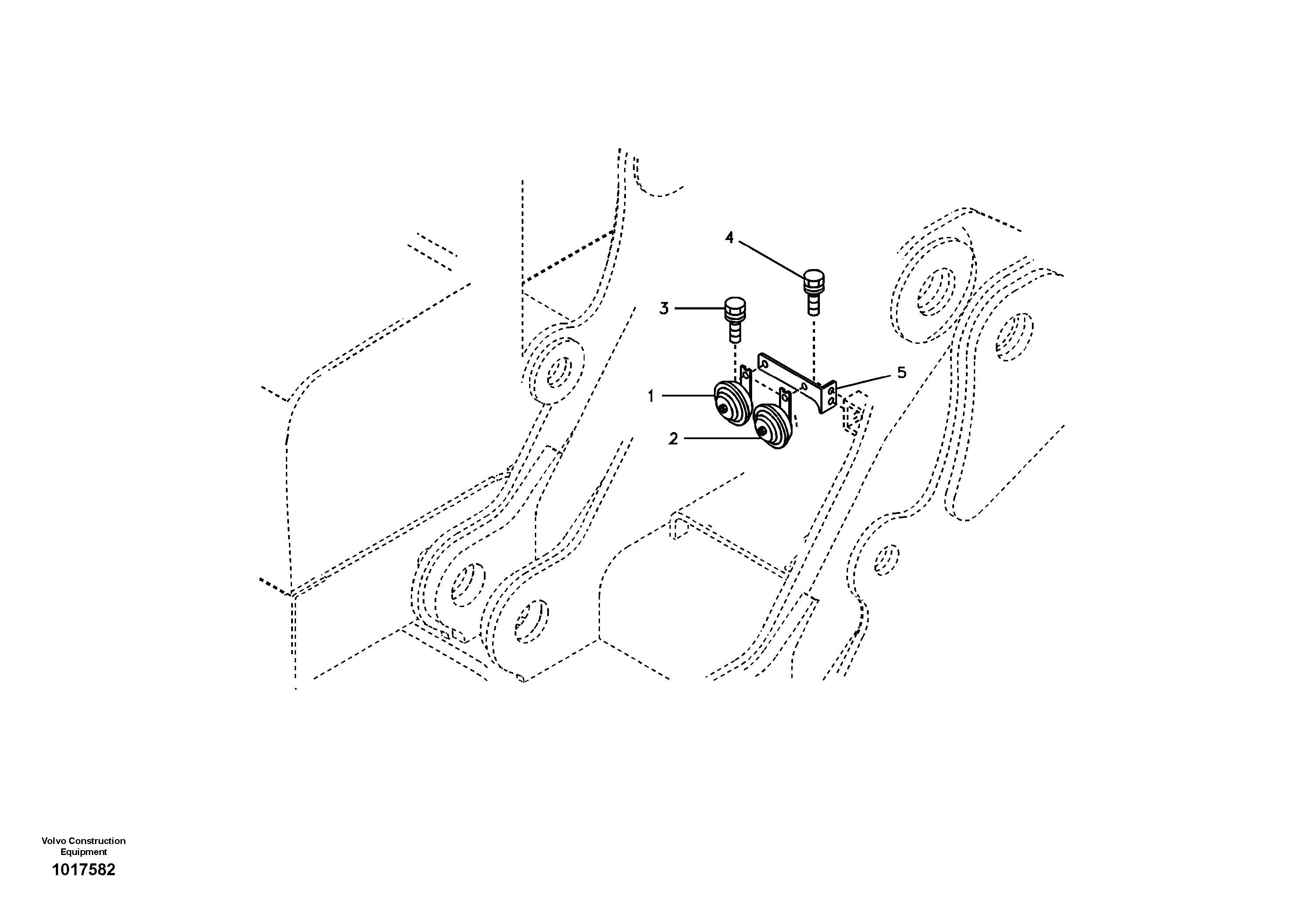 Horn — volvo parts diagram