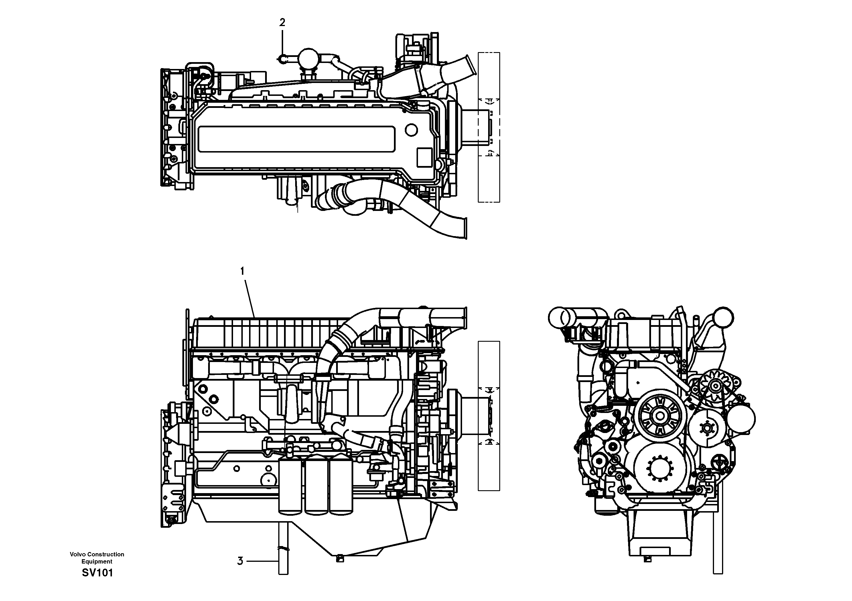 Engine — volvo parts diagram