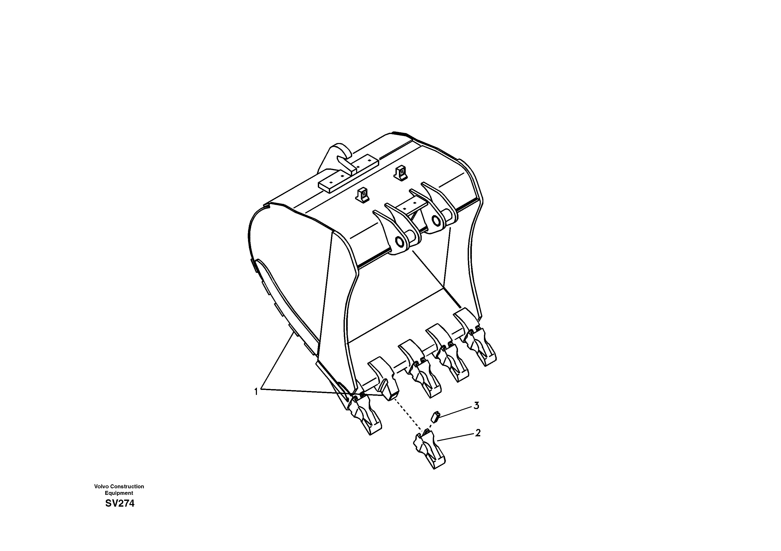 Buckets for Quickfit — volvo parts diagram