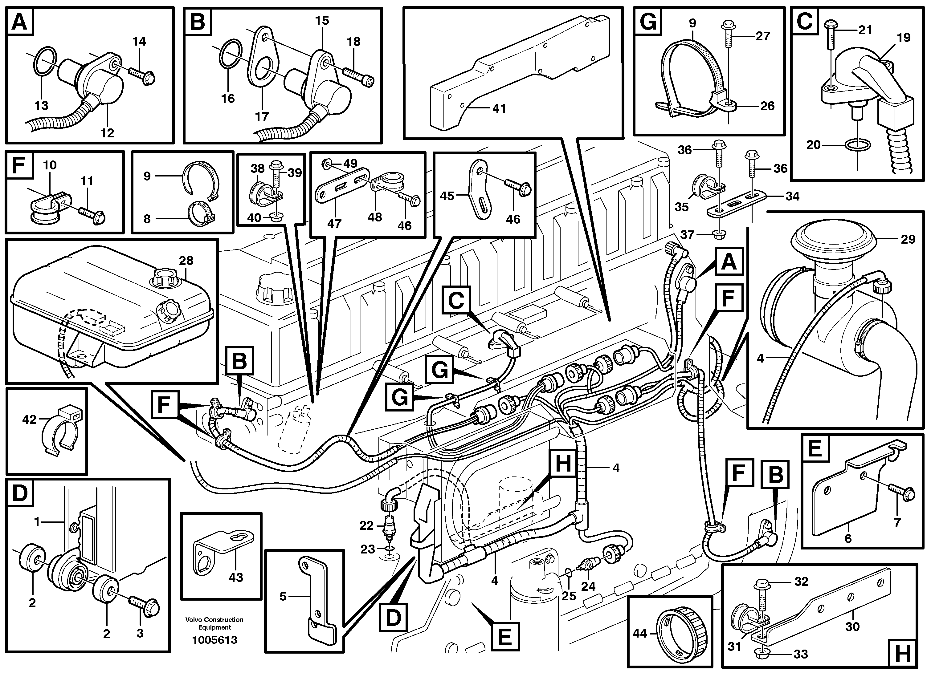 Cable harness, engine, Ecu — volvo parts diagram