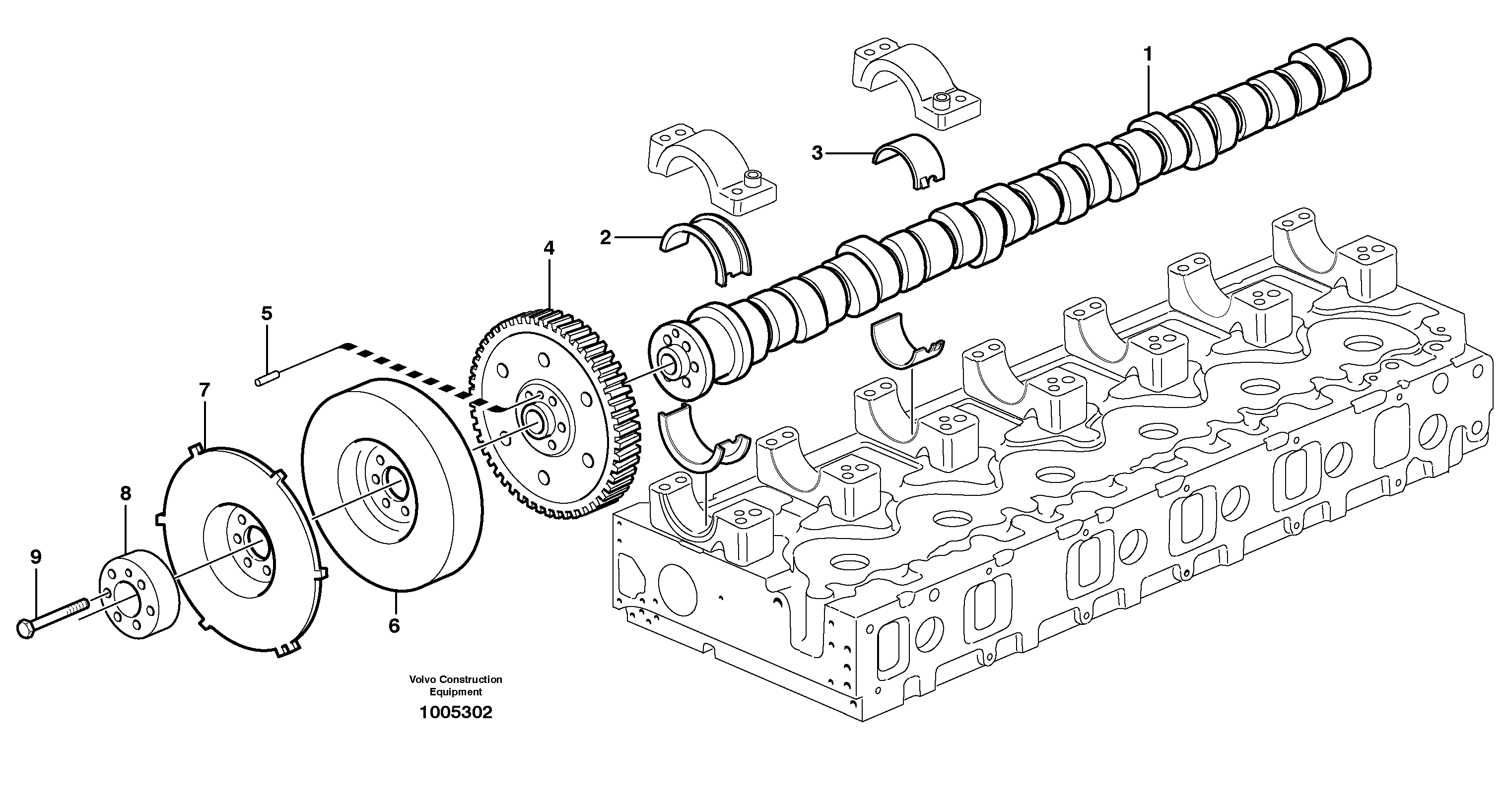 Camshaft — volvo parts diagram