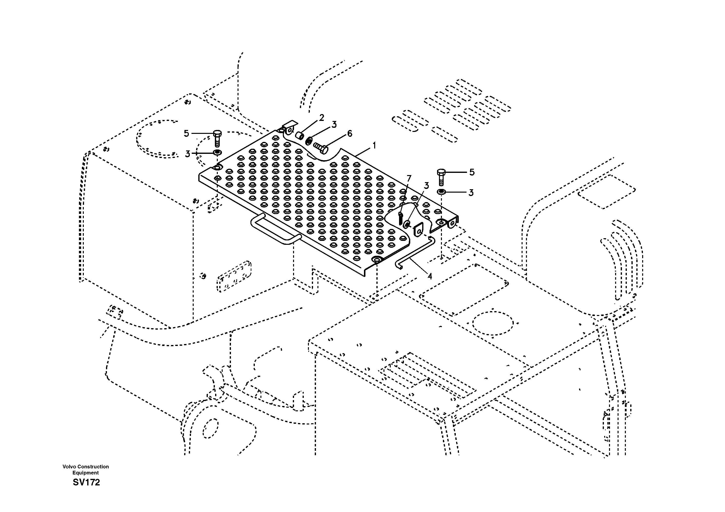 Cover, control valve — volvo parts diagram