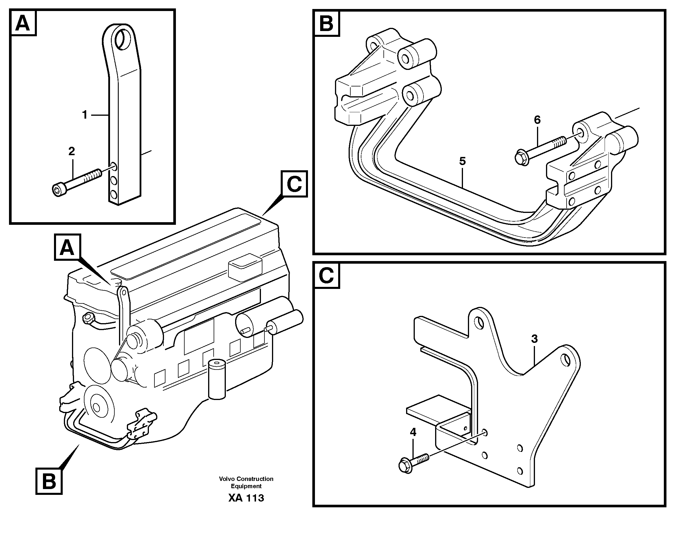 Engine mounting — volvo parts diagram