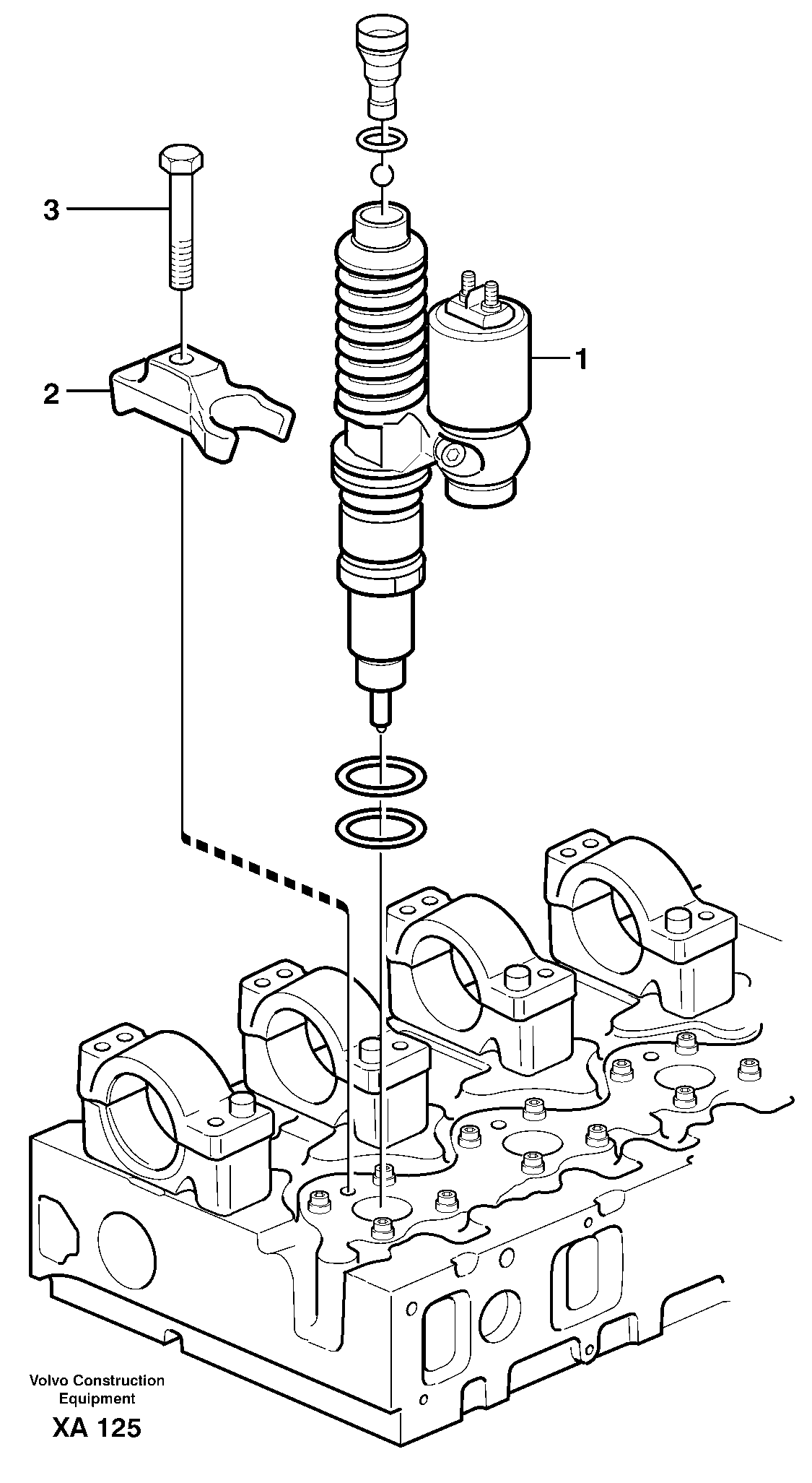 Injector — volvo parts diagram