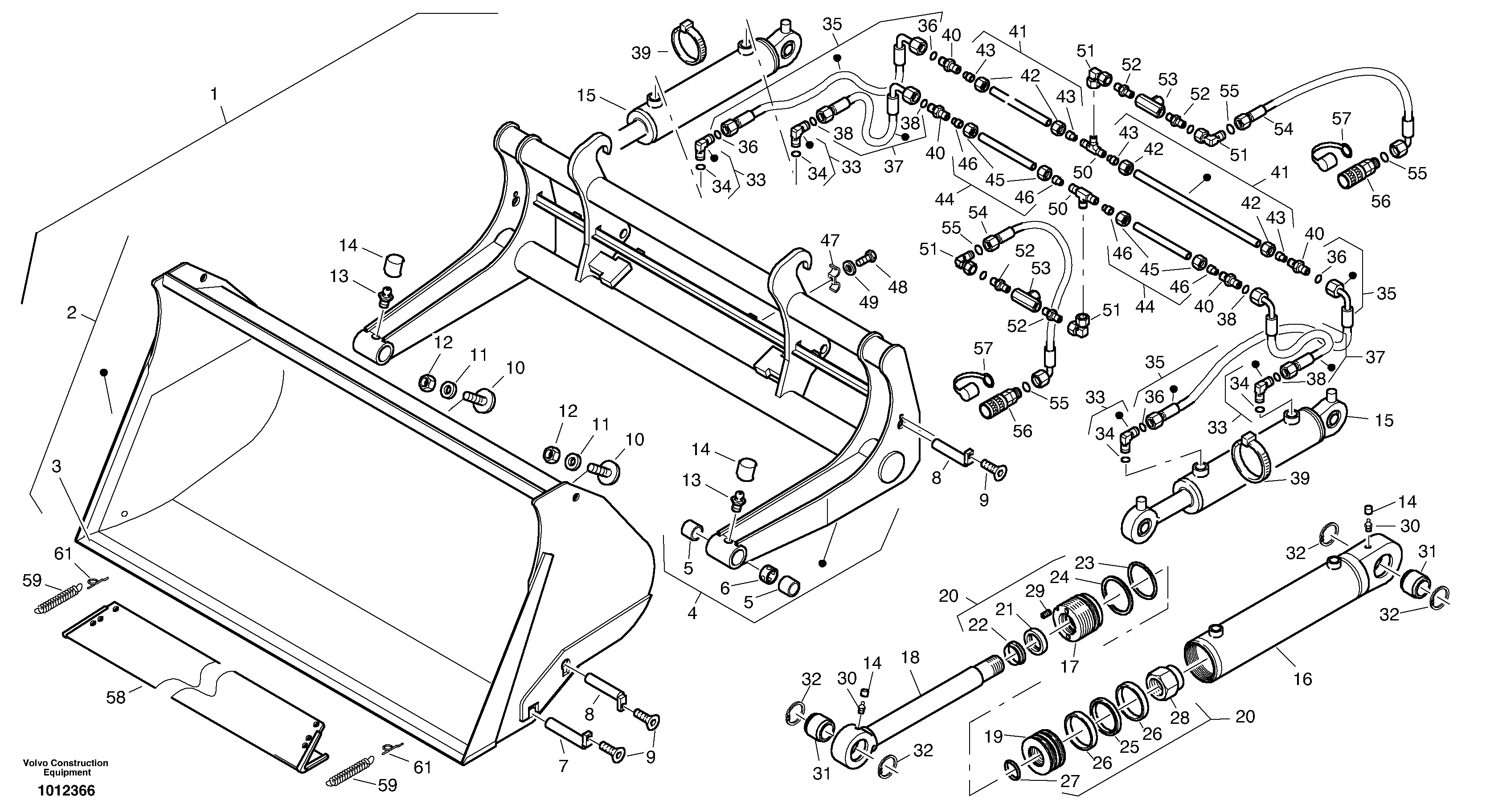 Tipping bucket - TPZ — volvo parts diagram