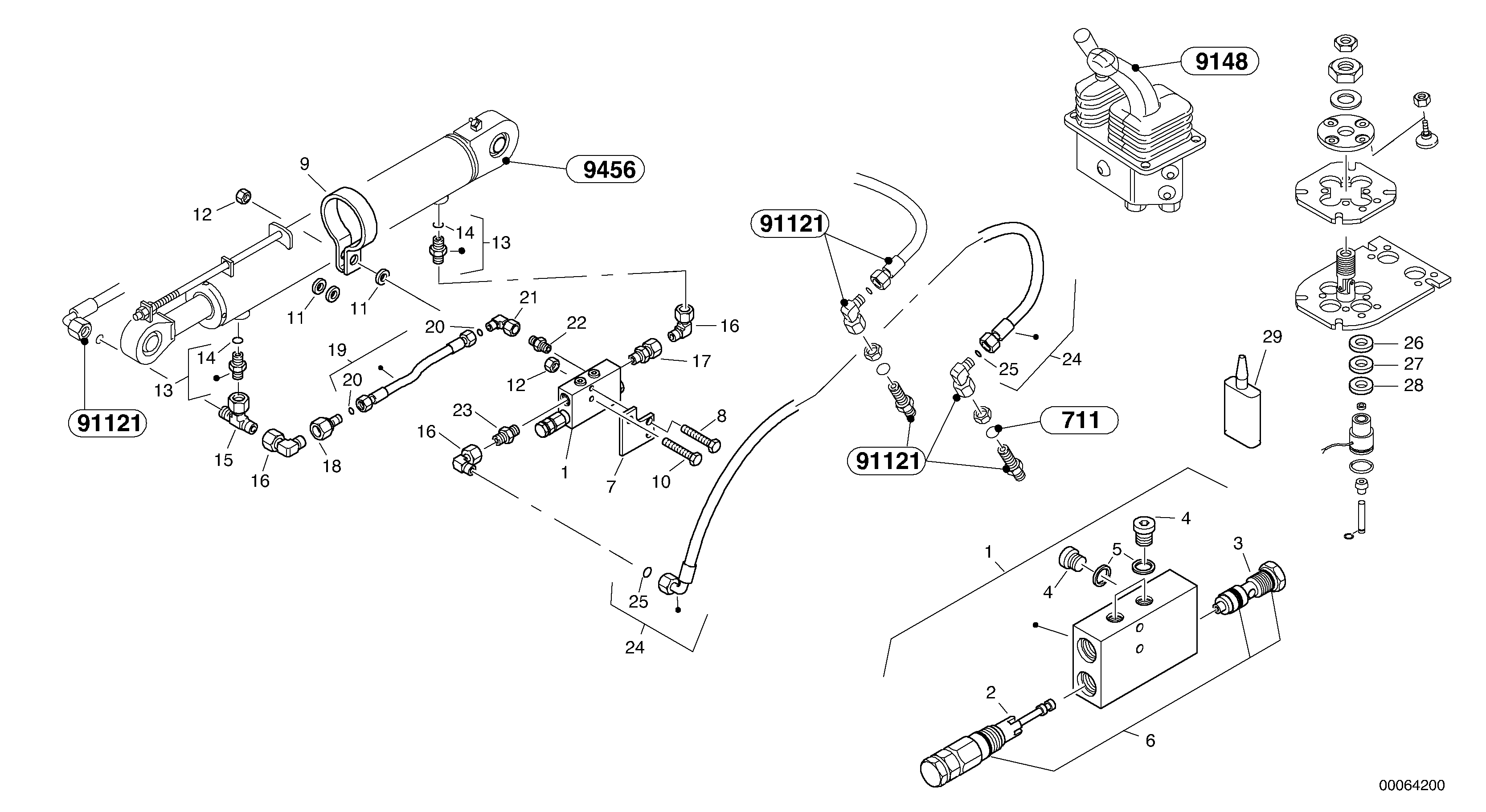 Fly back bracke equipment — volvo parts diagram