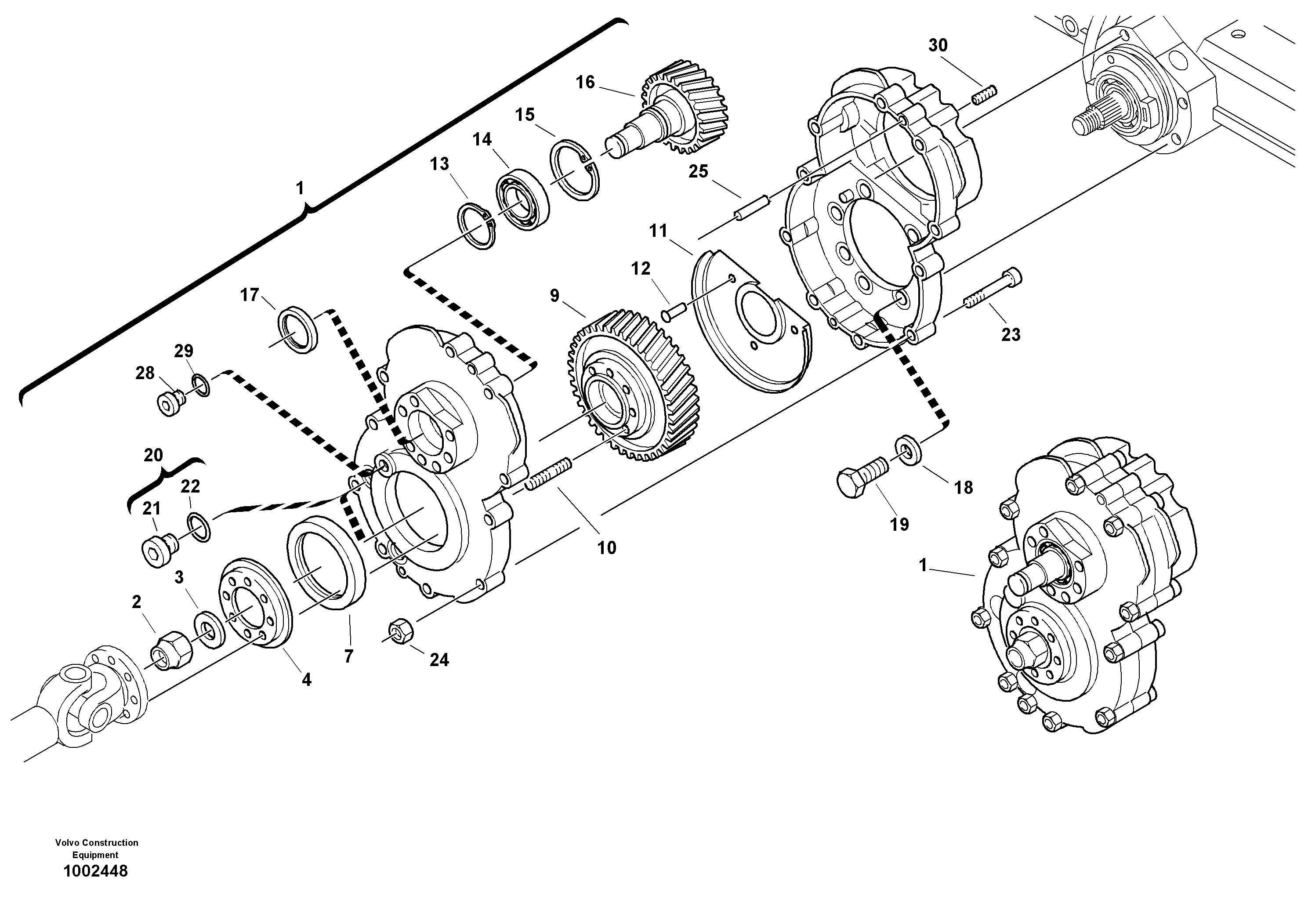 Gearbox assy — volvo parts diagram