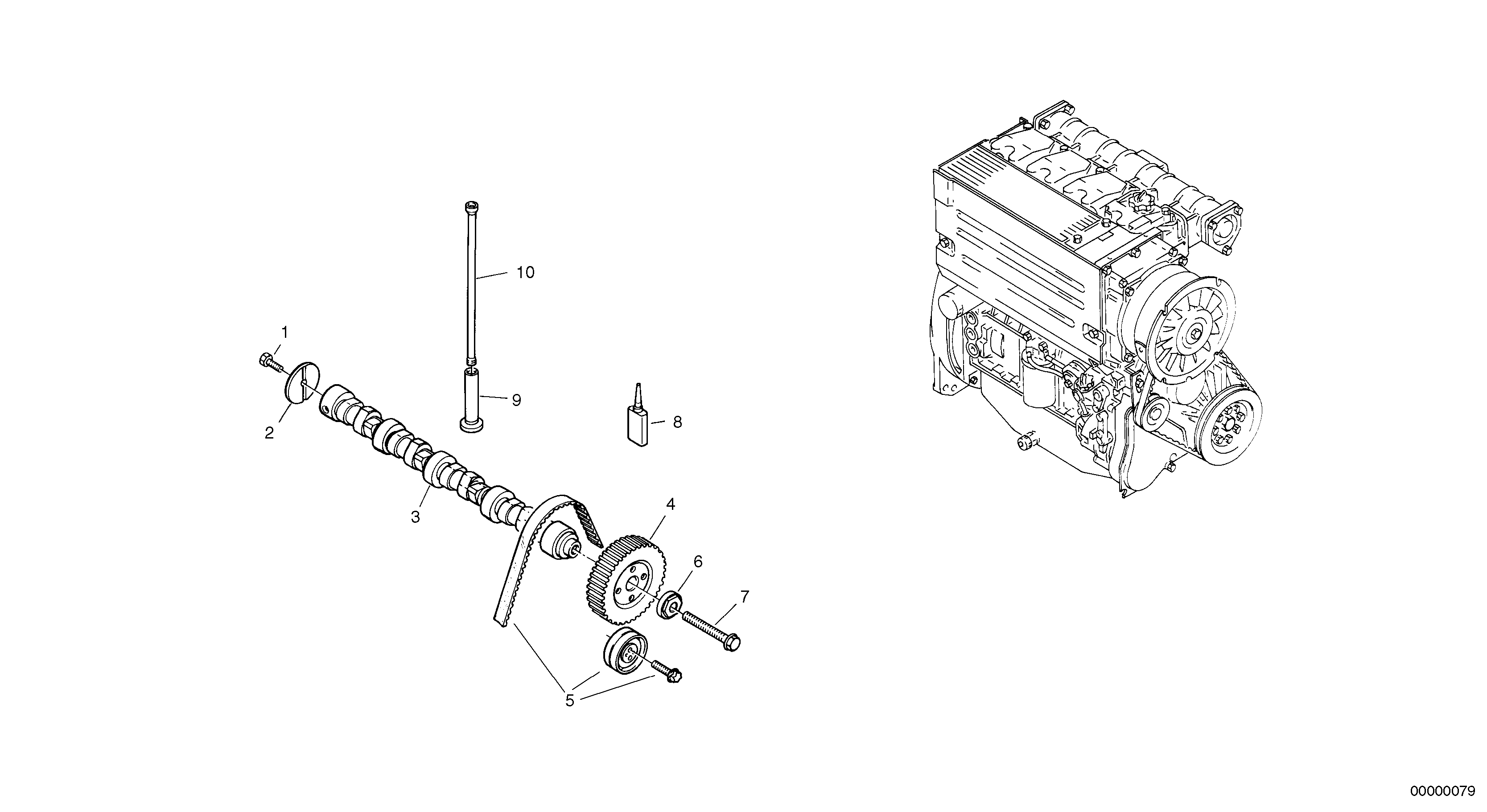 Camshaft — volvo parts diagram