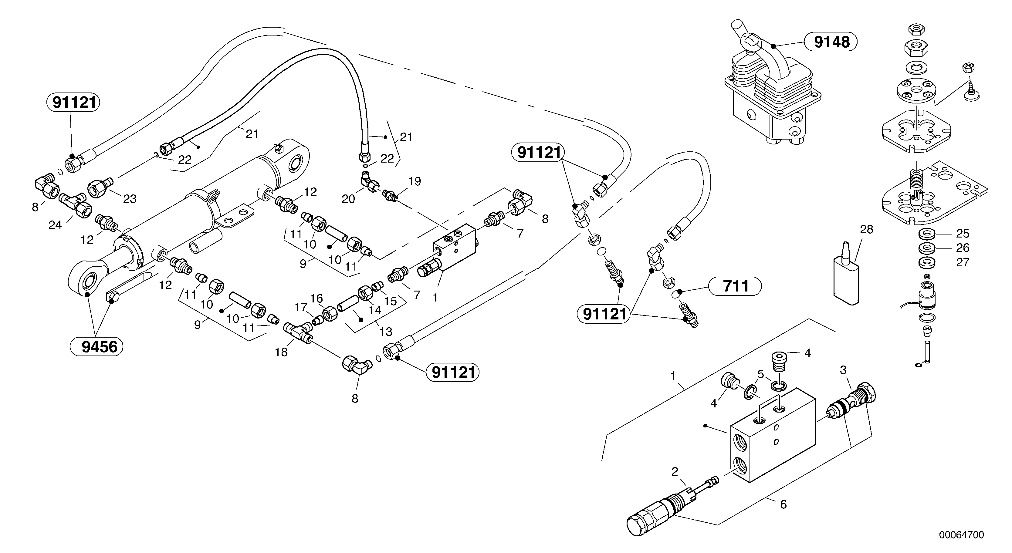 Fly back bracke equipment — volvo parts diagram