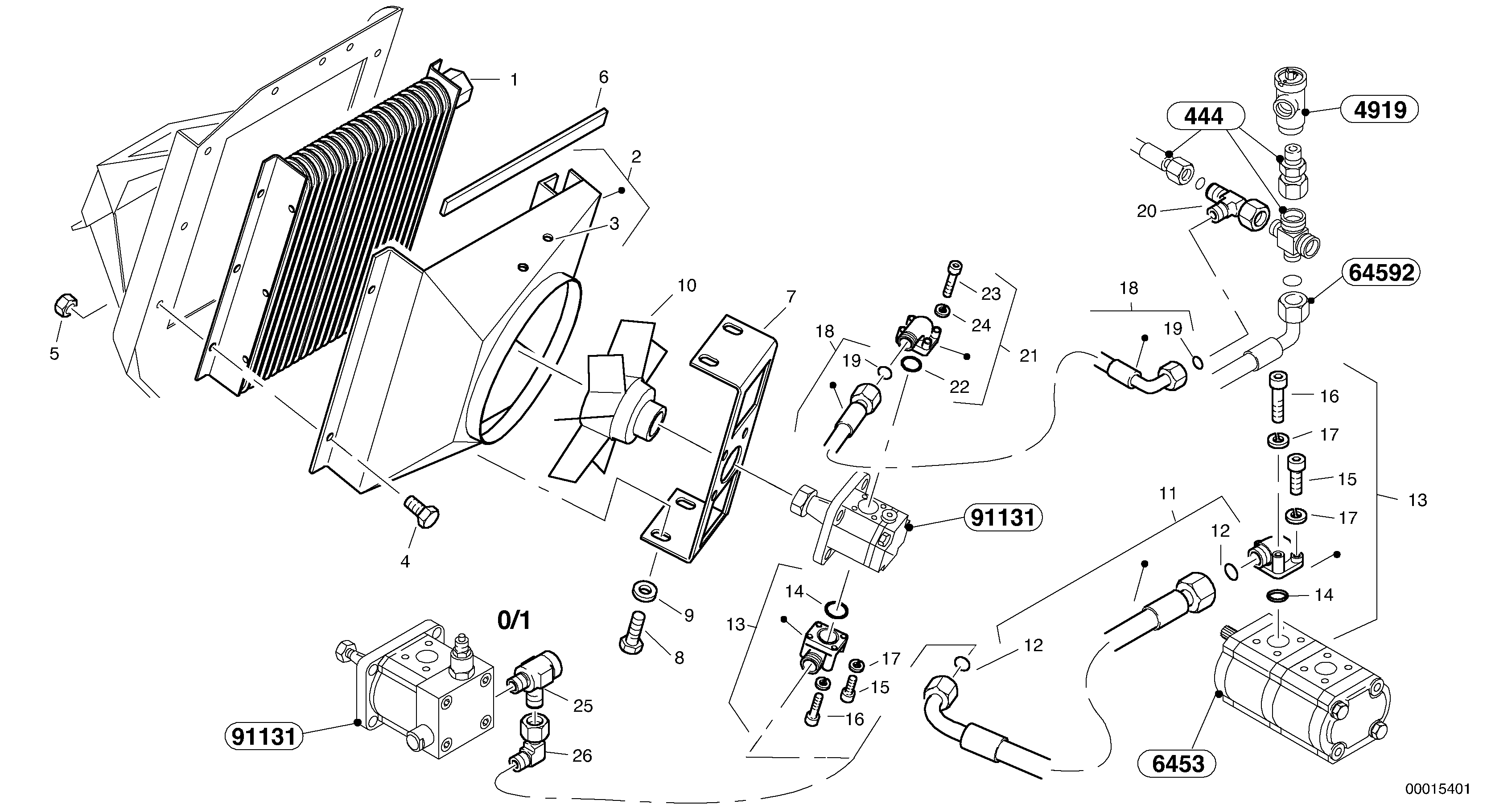 Radiateur - Installation — volvo parts diagram